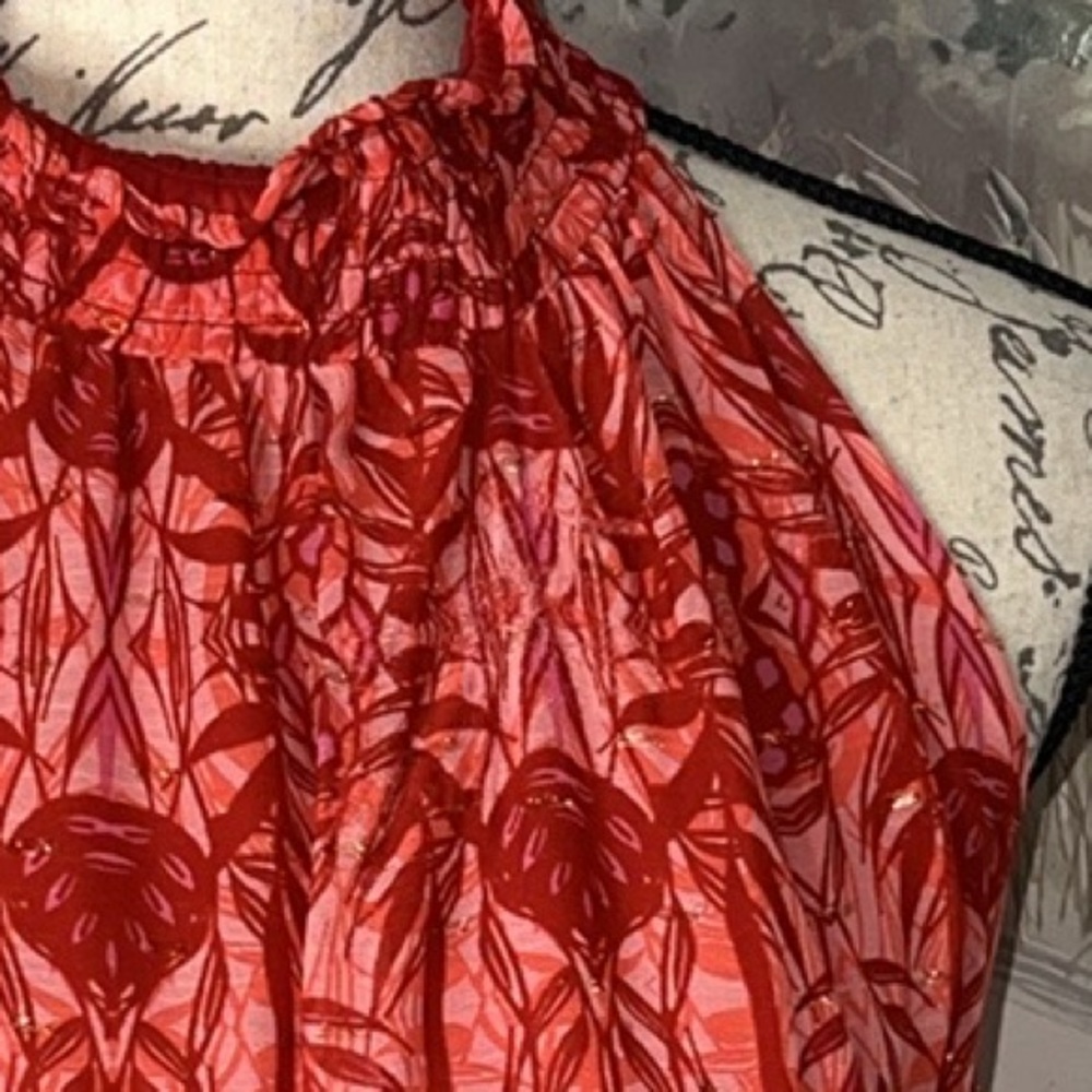Taylor Women's Floral Printed Mock-Neck Dress Sz 8 🧡 - Picture 9 of 12